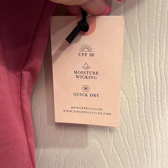 Sincerely Jules brand size L pullover racer back Golf & Tennis style top- NWT - Picture 4 of 6